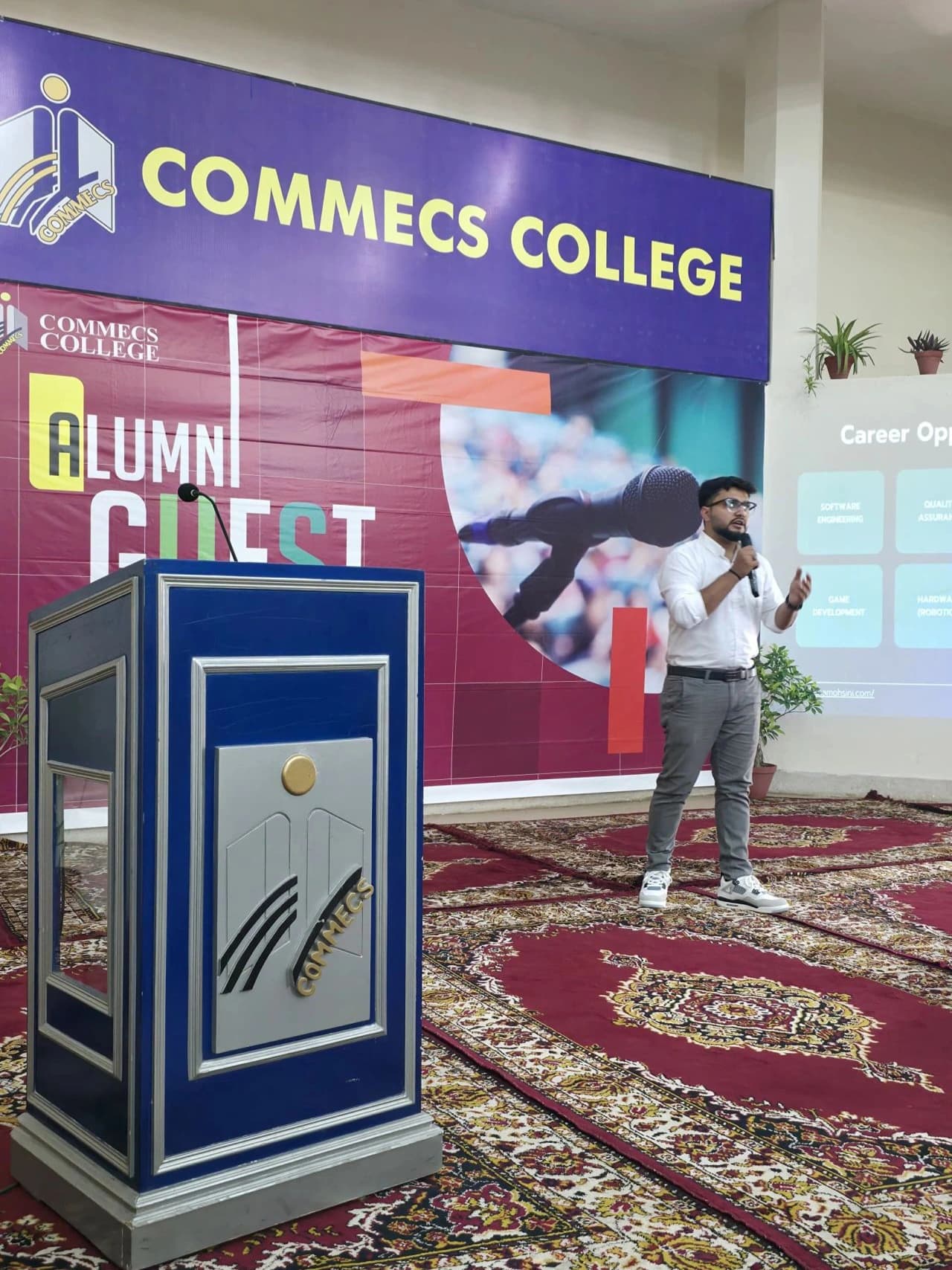 Guest Speaker on AI and Modern Engineering - Commecs College