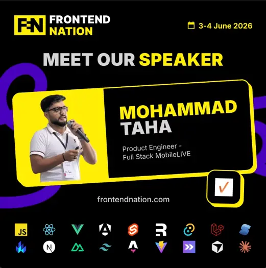 Speaker, Frontend Nation 2026 - Frontend Nation