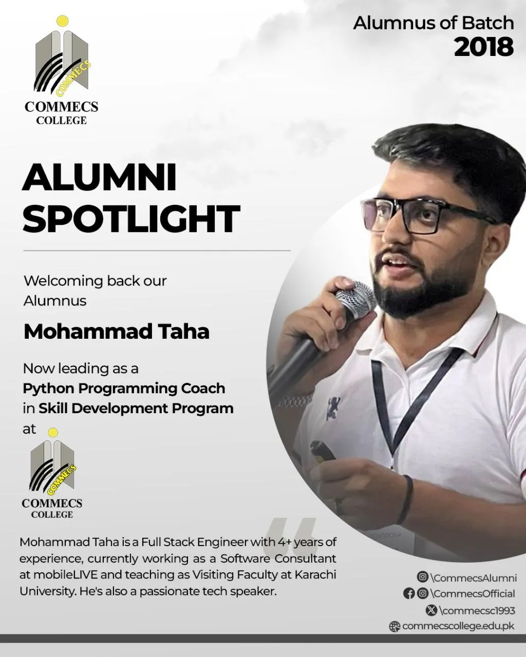 Python Coach, Skill Development Program - Commecs College
